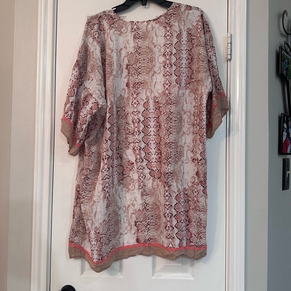 Stylish Snake Print‎ Cardigan - Picture 3 of 3